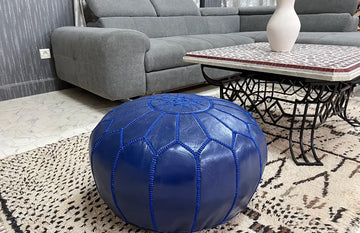 Indulge in Everyday Luxury: Authentic Moroccan Leather Poufs for Your Home