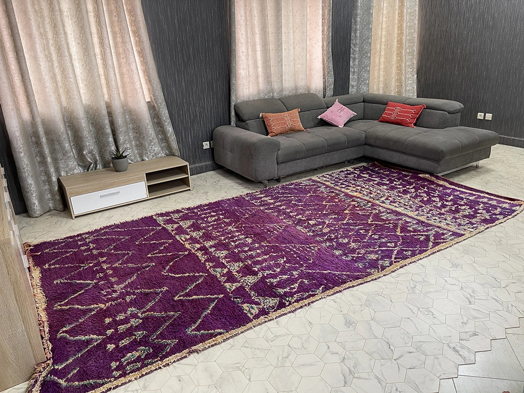 Azrou Artistry  - 6x13ft- Boujaad Rug