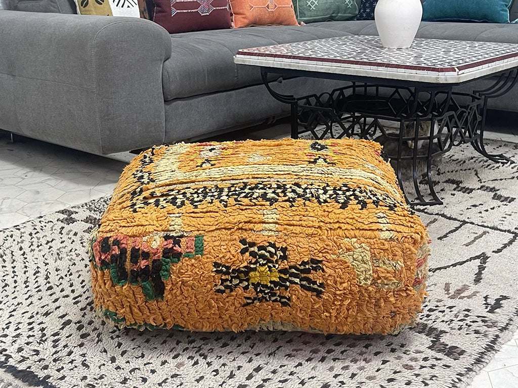 Cantaloupe Court - Kilim Pouf