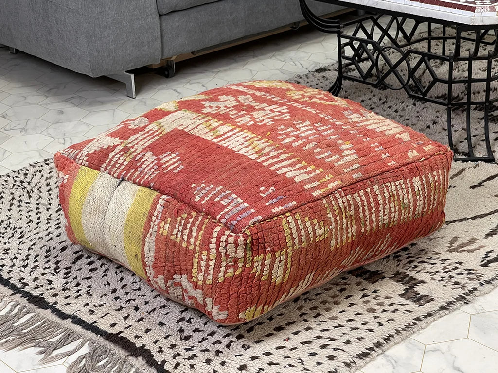 Ecstatic Earth - Kilim Pouf