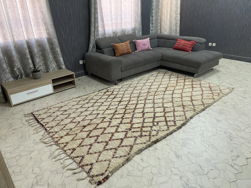 Er-Rich Radiance - 6x10ft- Boujaad Rug