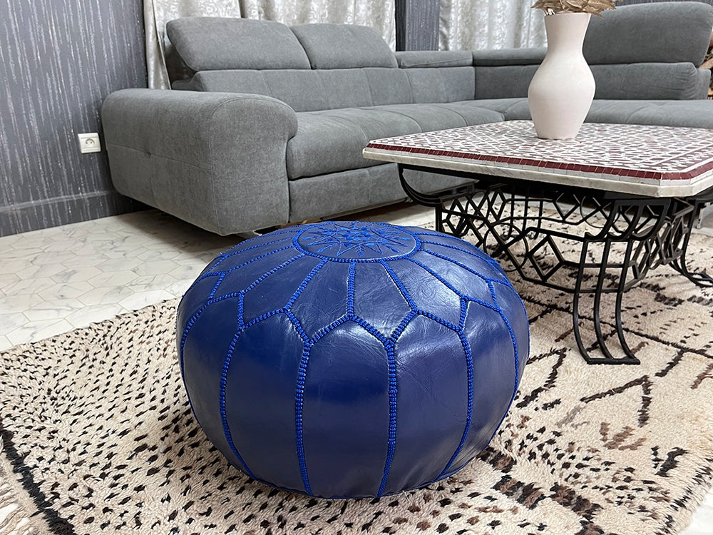 Navy Horizon - Pouf