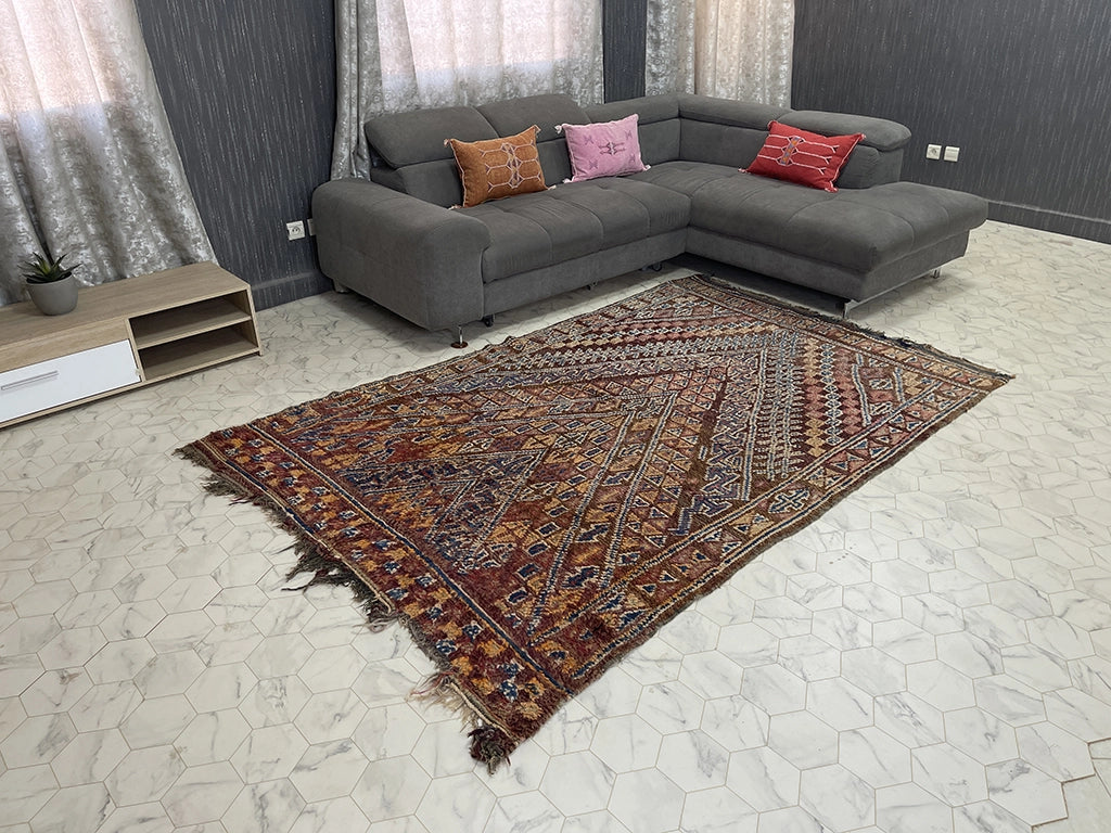 Ouezzane Wonder - 5x8ft- Boujaad Rug