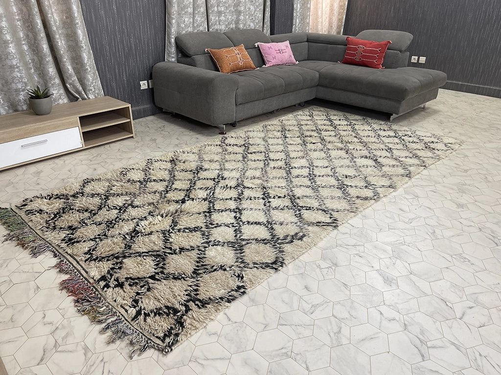 Sidi Kacem Serenity - 5x11ft- Boujaad Rug