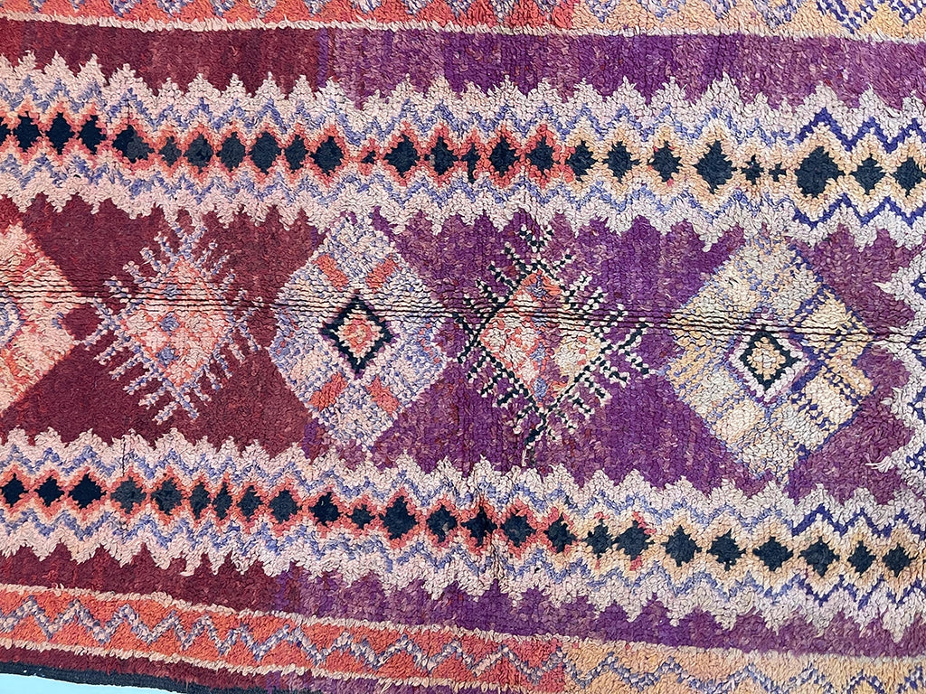 Tamgroute Treasure -4x11ft- Boujaad Rug