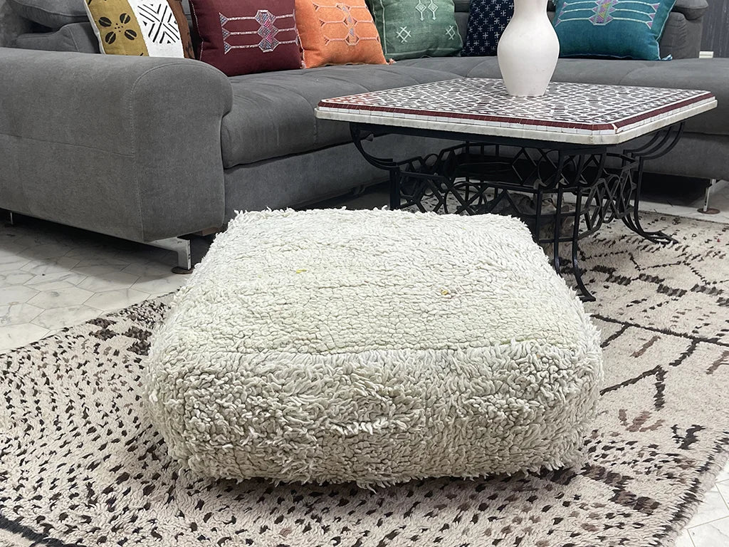 Wanaka Glacier - Kilim Pouf