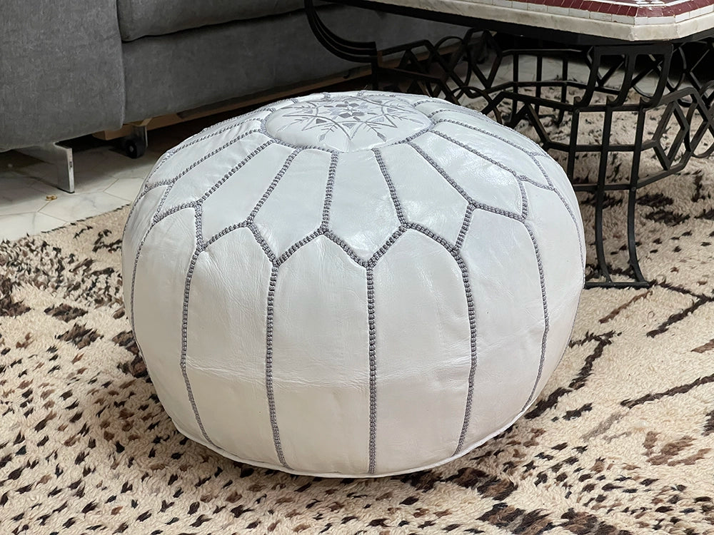 Snowy Summit - Pouf