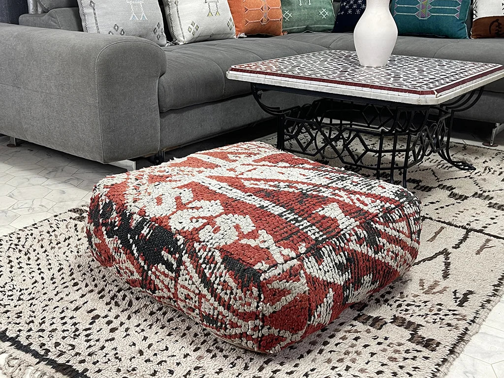 Ruby Rose - Kilim Pouf