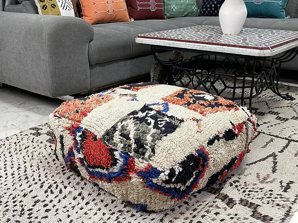 Thanksgiving Harvest - Kilim Pouf