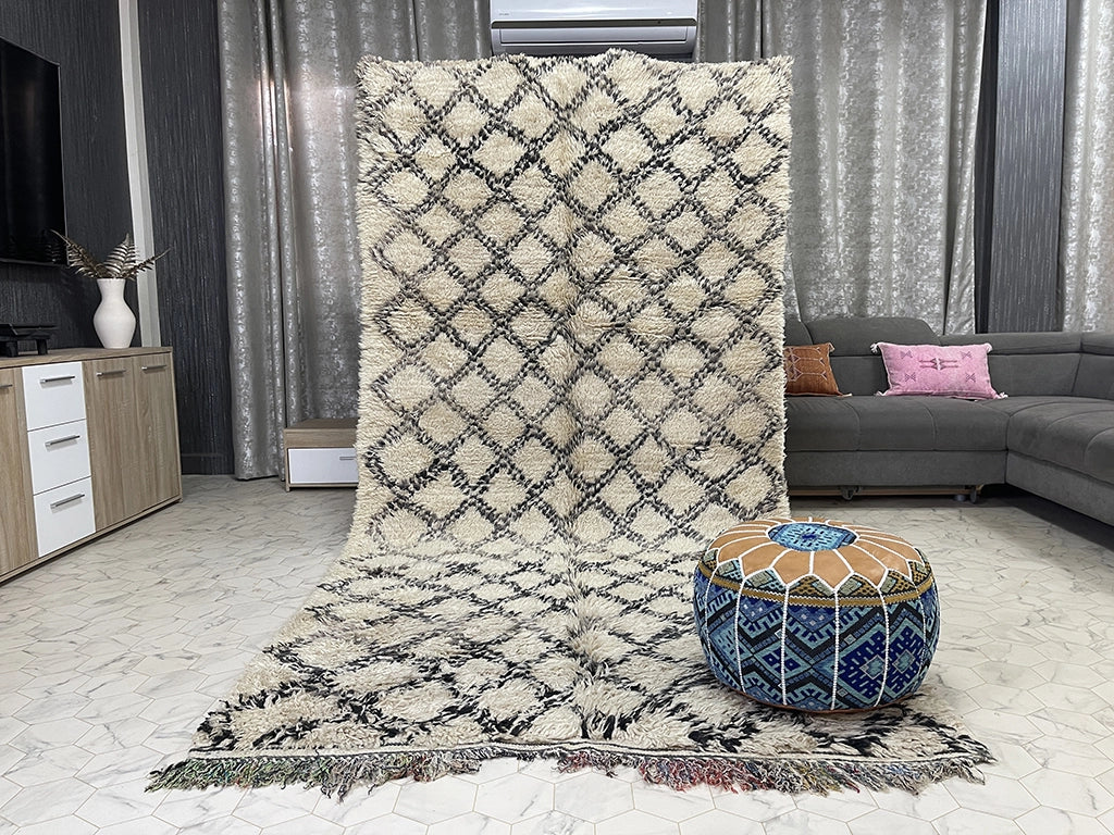 Sidi Kacem Serenity - 5x11ft- Boujaad Rug