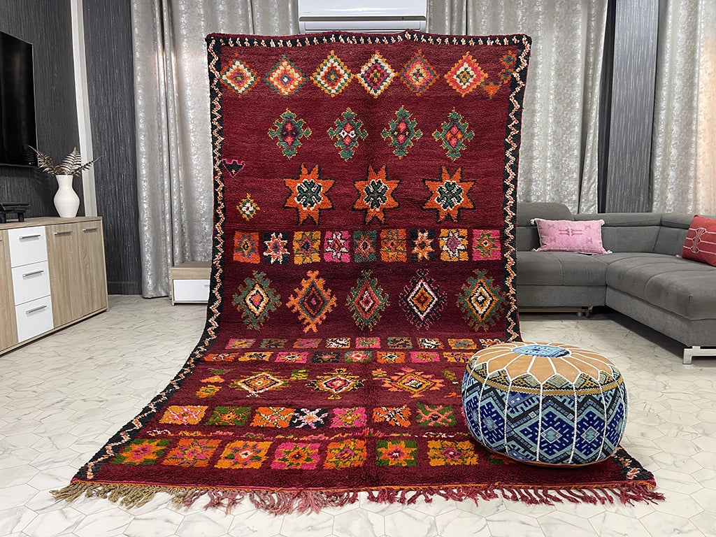 Tizgzaouine Touch -6x12ft- Boujaad Rug