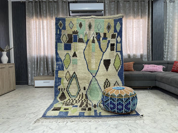 Tranquil Oasis - 5x8ft - Boujaad Rug