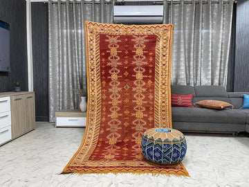 Amazigh Sunburst - 4x8ft - Boujaad Rug