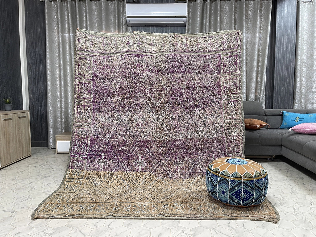 Amethyst Sunburst - 7x8ft - Boujaad Rug