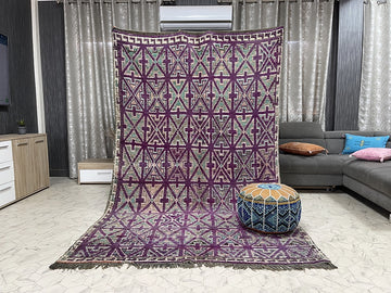 Anzal Purple - 6x10ft - Boujaad Rug