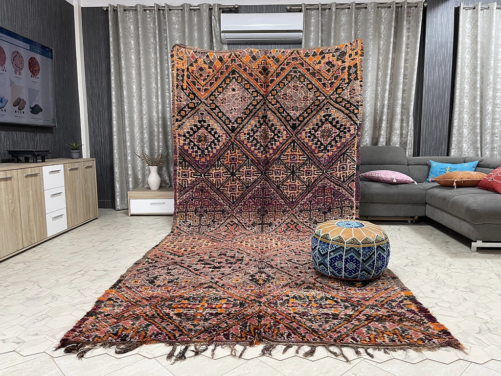 Ben Ahmed Beauty -6x13ft- Boujaad Rug