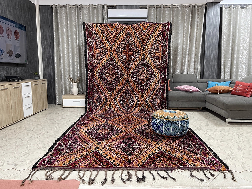 Bouznika Boldness -6x15ft- Boujaad Rug