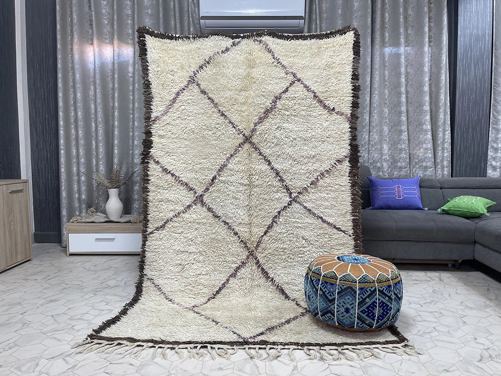 Coco Diamond - 5x8ft- Beni Ourain Rug