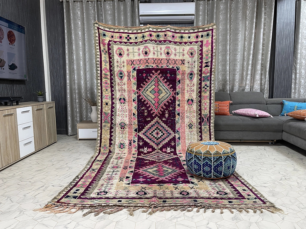 El Kelaa Des Sraghna Serenity - 6x11ft- Boujaad Rug