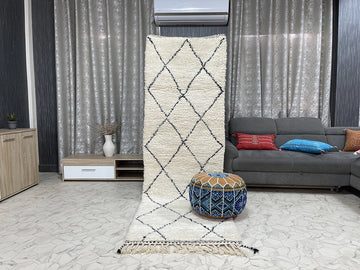 Fima 2 - 3x9ft- Beni Ourain Rug