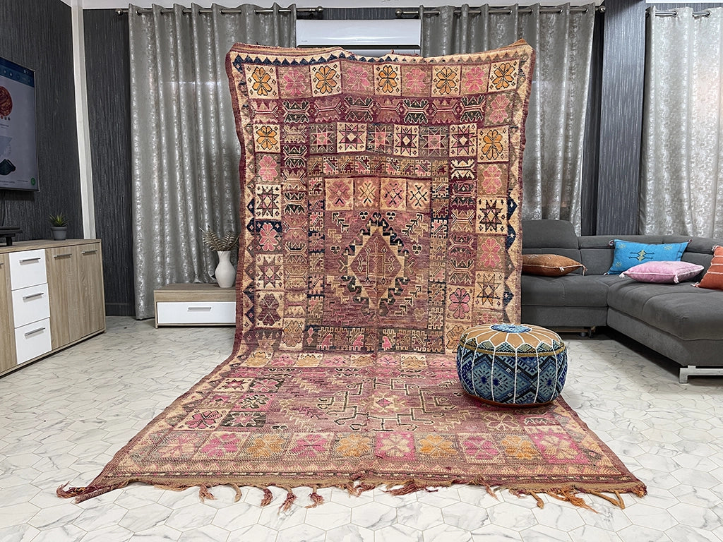 Marhaba Tazakka - 6x12ft - Boujaad Rug