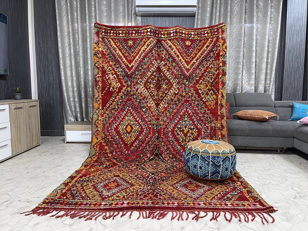 Skoura Sunset -6x10ft- Boujaad Rug