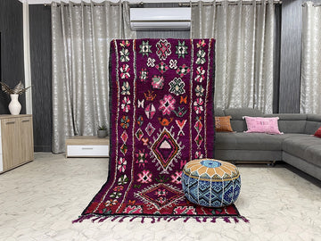 Amazigh Allure - 4x9ft- Boujaad Rug