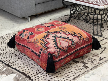 Opéra Garnier Rouge - Kilim Pouf