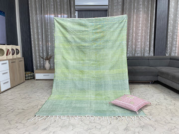 Luminous Oasis - 5x8ft  Natural Cactus Silk Rug