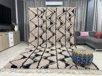 Benslimane Beauty - 7x13ft- Beni Ourain Rug