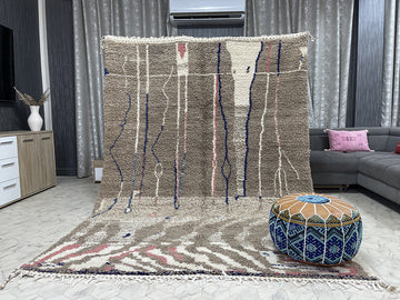 Tifelt Tranquility - 6x9ft- Beni Ourain Rug