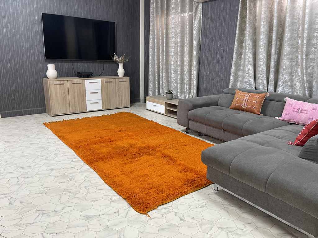 Zaïda Zen - 5x10ft- Beni Ourain Rug