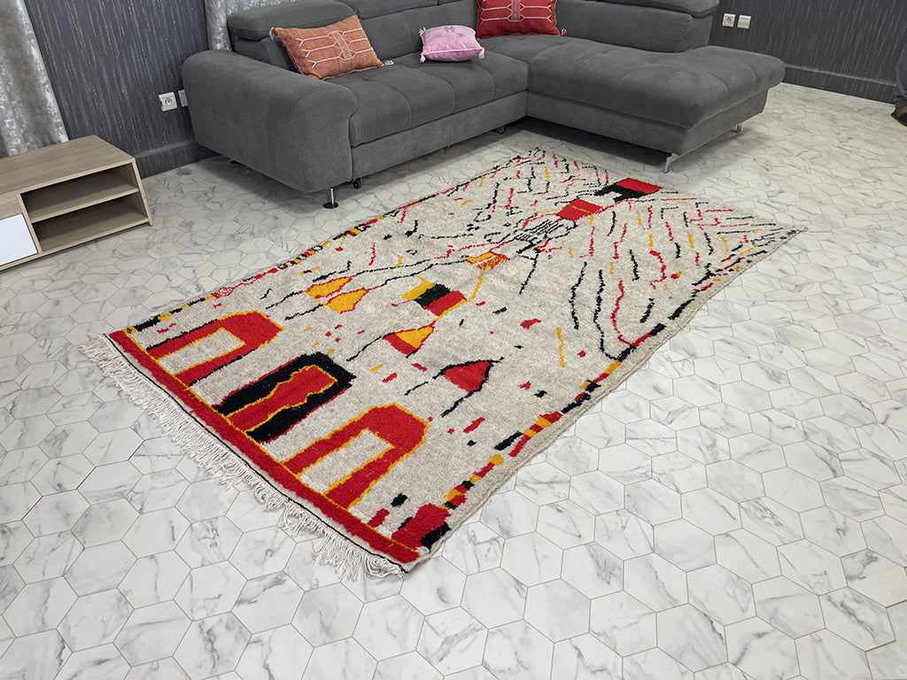 Taza Tapestries - 6x9ft- Beni Ourain Rug