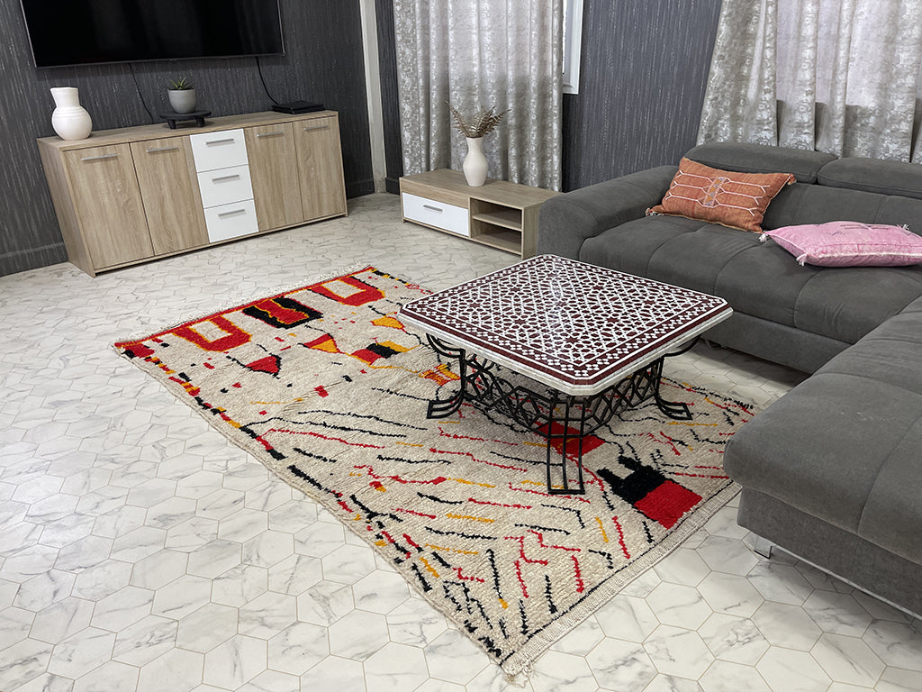 Azilal Diamond - 5x8ft- Azilal