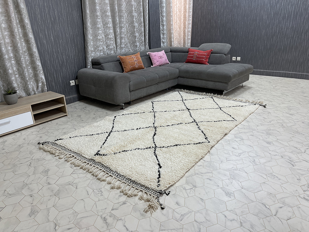 Tranquil Haven Rug - 5x8ft- Beni Ourain