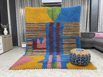 Sidi Slimane Serenity - 7x9ft- Beni Ourain Rug