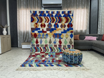 Echoes of Erosion - 5x8ft- Beni Ourain Rug