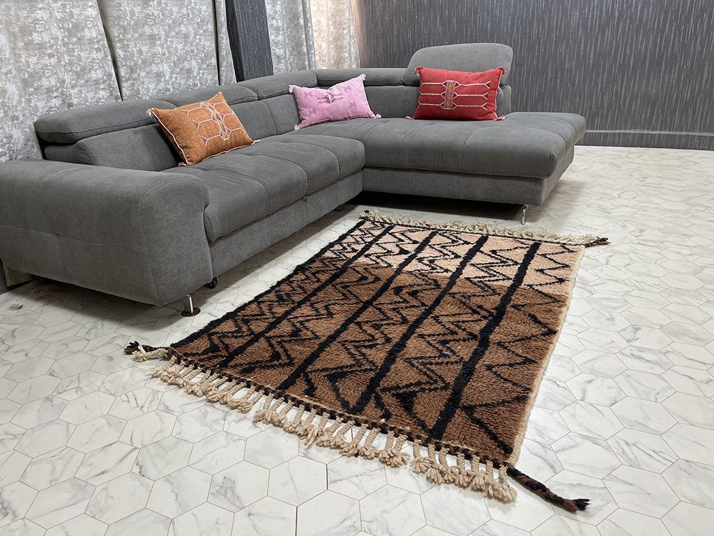 Anwar Al-Tanwir Rug - 4x5ft- Beni Ourain