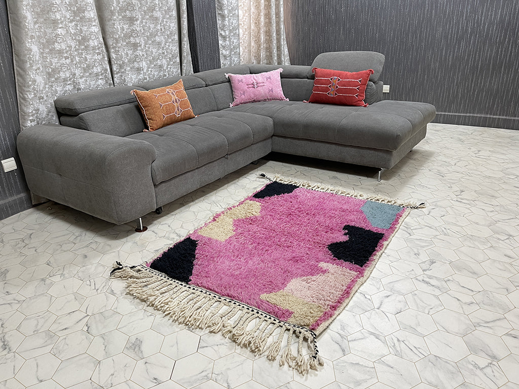 Tiziri Beldi Rug - 3x4ft- Beni Ourain