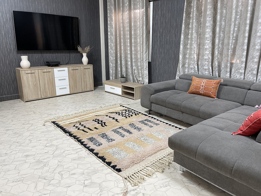 Beloved Berber Treasures II Rug - 5x6ft- Beni Ourain Rug