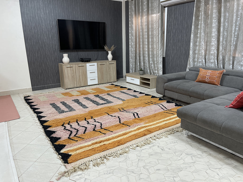Beloved Berber Treasures Rug - 7x10ft- Beni Ourain Rug