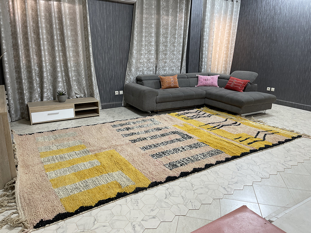 Beloved Berber Treasures Rug - 7x13ft- Beni Ourain Rug