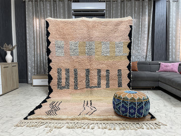 Beloved Berber Treasures II Rug - 6x10ft- Beni Ourain Rug