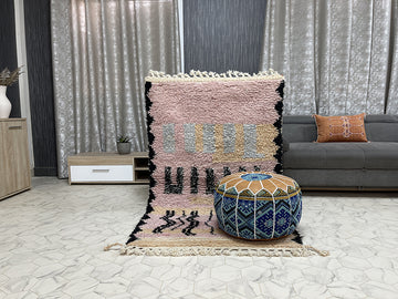 Beloved Berber Treasures III Rug - 3x5ft- Beni Ourain Rug
