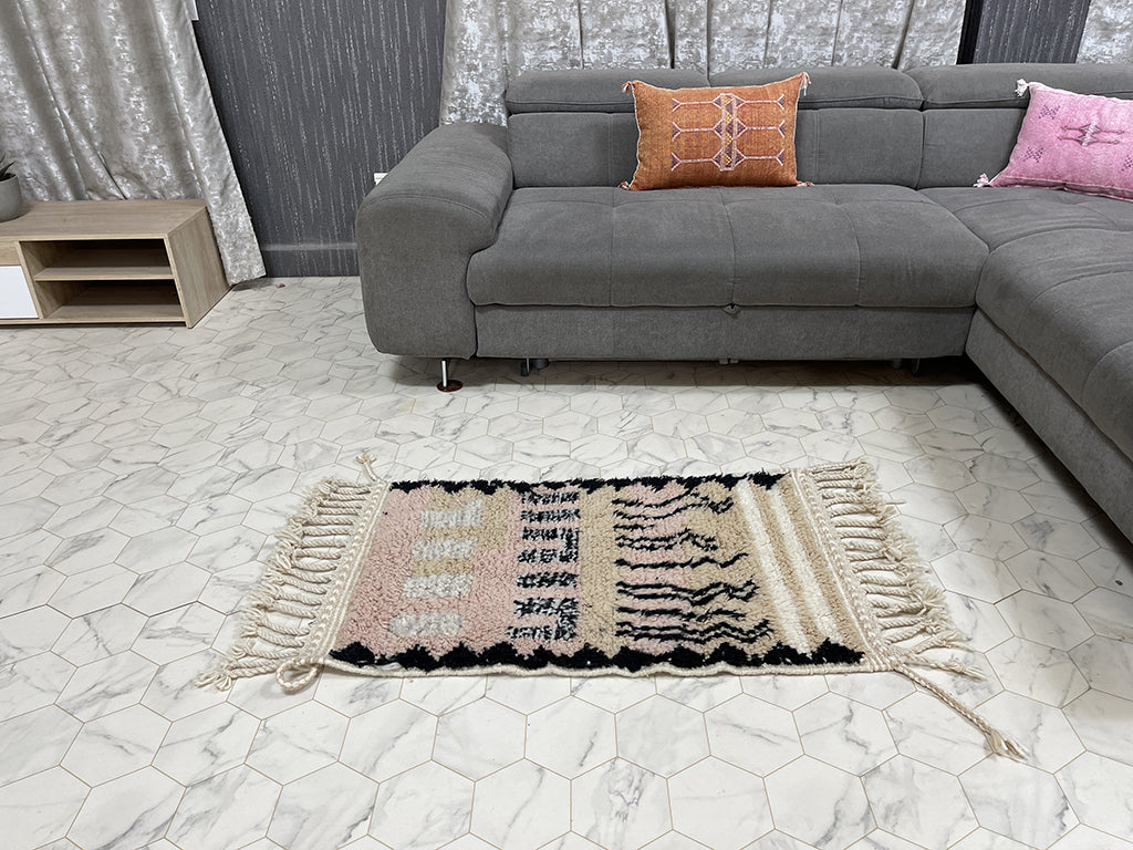Beloved Berber Treasures XI Rug - 2x3ft- Beni Ourain