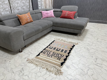 Beloved Berber Treasures Rug - 2x3ft- Beni Ourain Rug