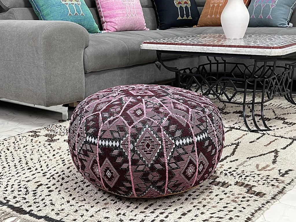 Pomegranate Pizzazz - Pouf