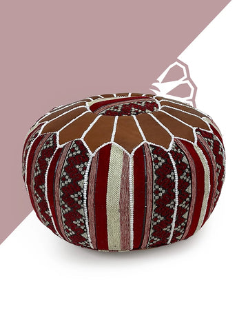 Red Velvet Rapture - Pouf