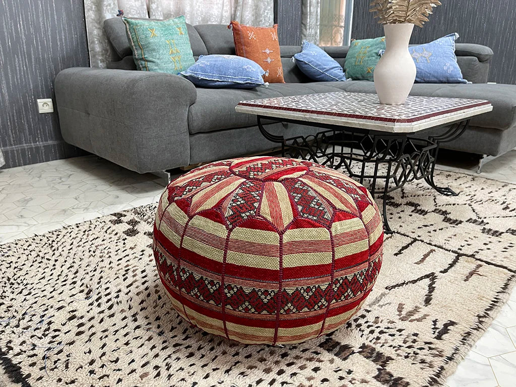 Round  Bazaar - Pouf