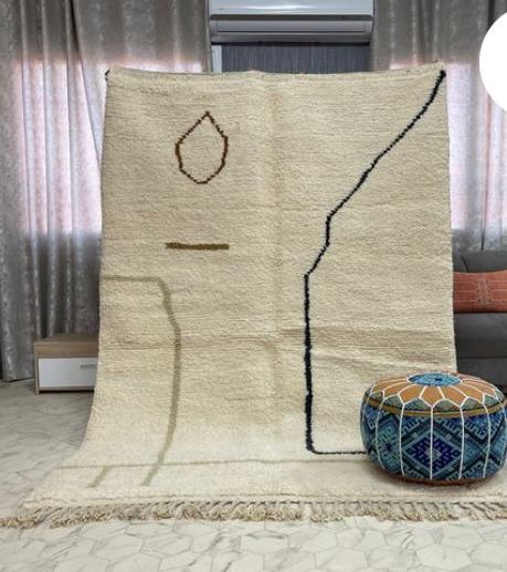 custom moroccan rug for Michael and Ellen